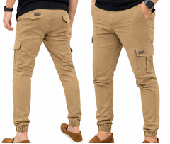 Streachable Camel Crgo 6 Pocket Trouser #1001