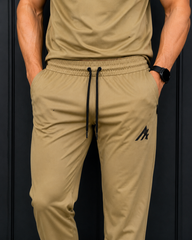 Premium Beigh Dryfit Summer Tracksuit #1007