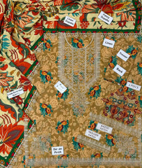 3 PCS UNSTITCHED SUIT|FABRIC Linen #1004
