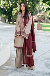 3 PCS UNSTITCHED SUIT|FABRIC lawn 90/70 #1006