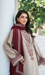 3 PCS UNSTITCHED SUIT|FABRIC lawn 90/70 #1006