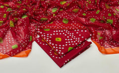3 PCS UNSTITCHED SUIT|FABRIC Lawn90/70  #1004